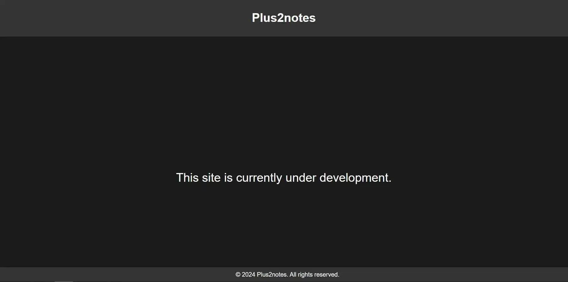 Picture showcase of plus2notes website.